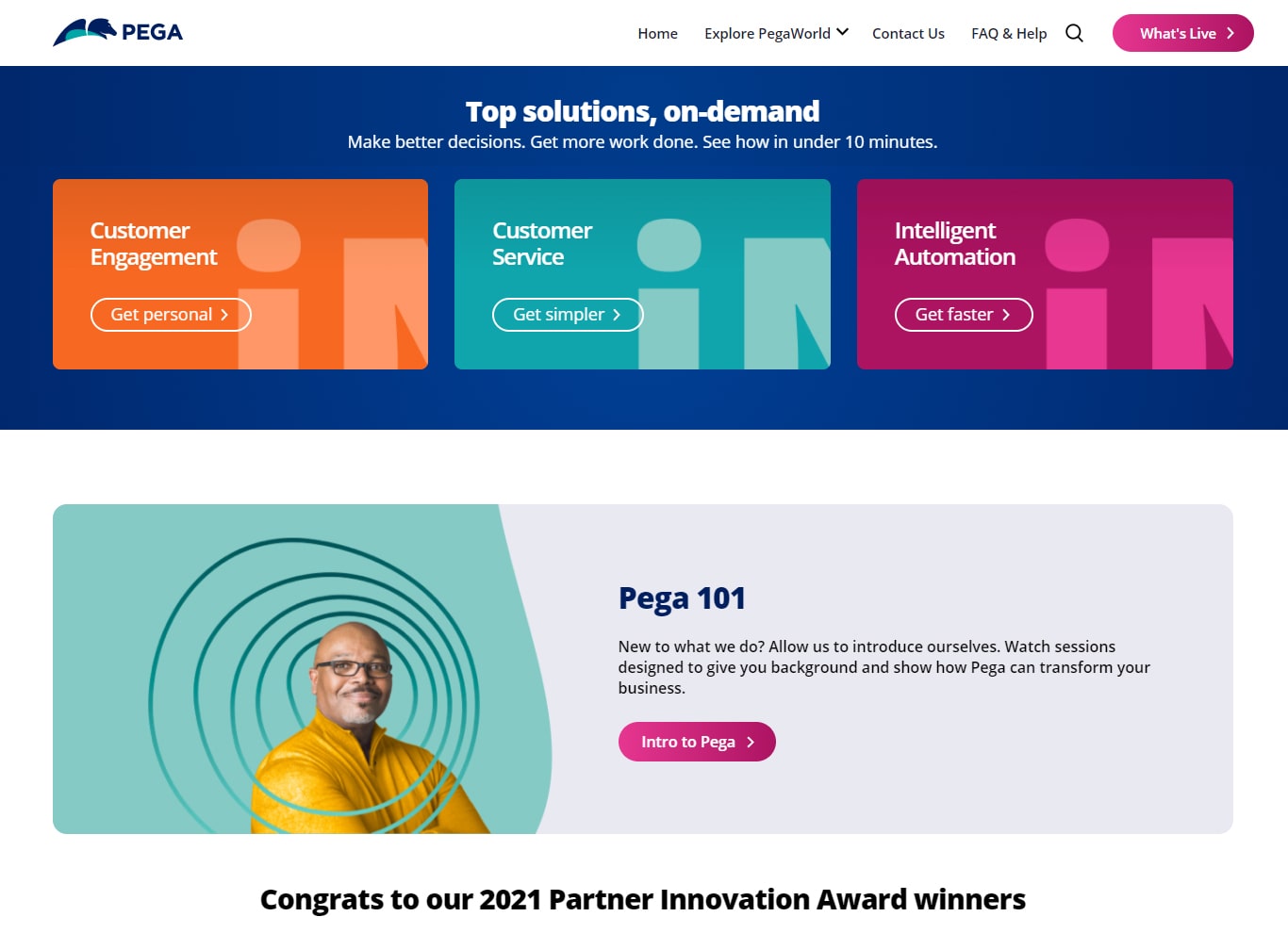 Client: PegaWorld iNspire 2021